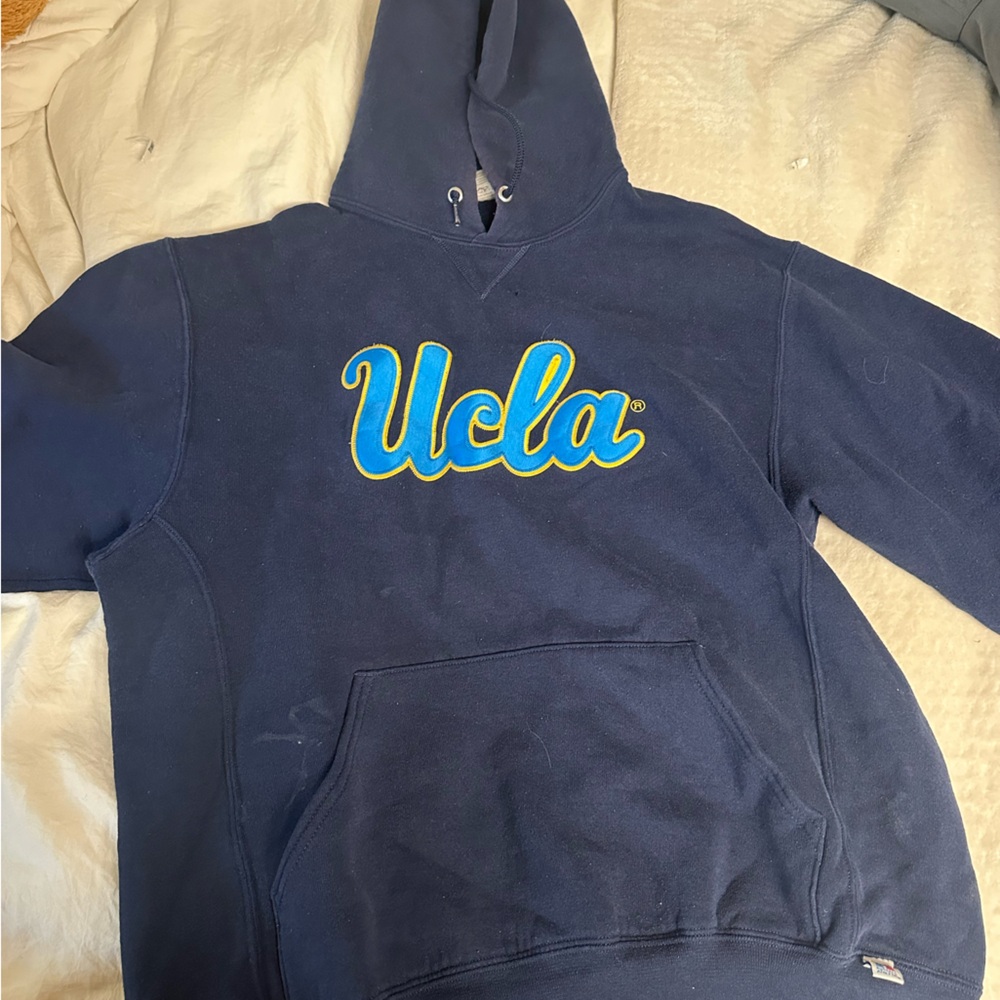 Russell Athletic Navy Blue Hoodie with UCLA Logo